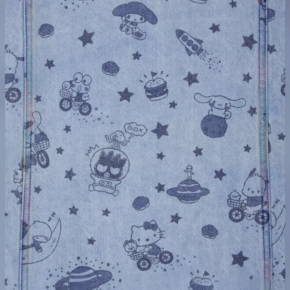 Hello Kitty & Friends Women's Plus Size Jean Jacket (Size 3X) - Picture 4 of 10